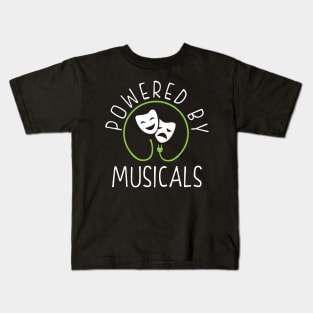 Powered By Musicals Kids T-Shirt